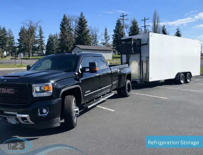 Temporary refrigeration unit for event catering and food service operations