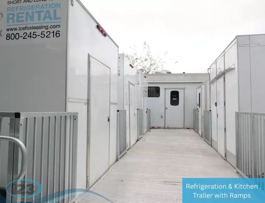 Portable freezer and refrigeration solution for commercial facilities